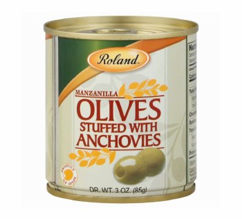 Roland Manzanilla Olives Stuffed With Anchovy 3oz