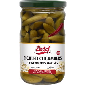Sadaf Cucumber Pickles Spicy 24oz