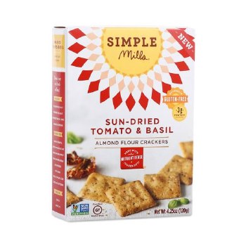 Simple Mills Crackers Sundried Tomato Basil Gluten Free 4oz
