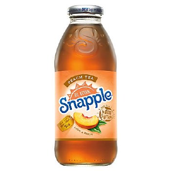 Snapple Peach Tea Drink 16oz