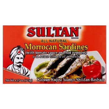 Sultan Sardines In Tomato Sauce And Hot Peppers 4.37oz