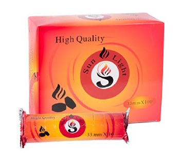 Sunlight Charcoal 33mm 100 pc box