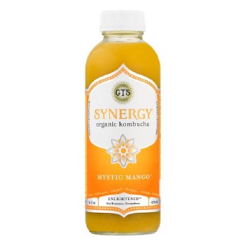 Synergy Kombucha Mystic Mango Drink Organic 16oz