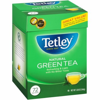 Tetley Green Tea 72 bags