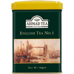 Ahmad English Tea No.1, 100g Tin can