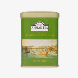 Ahmad JAsmine Green Tea 100g Tin can