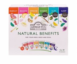 Ahmad Natural Benefits Tea 6 x 10 bags