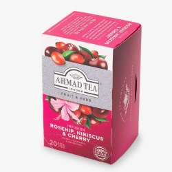 Ahmad Rosehip, Hibiscus, and Cherry Tea 20 bags