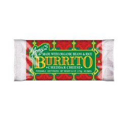 Amy's Beans Rice Cheddar Burrito 6oz
