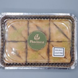 Phoenicia Baklava Walnut Sugar Free 12 pc