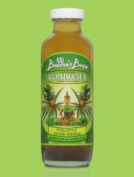 Buddha's Brew Kombucha Pineapple Sugar Greens 16oz