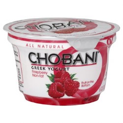 Chobani Yogurt Raspberry None Fat 6oz