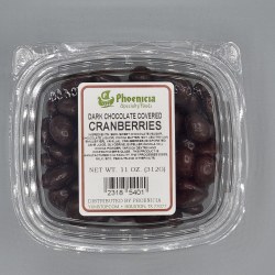 Phoenicia Chocolate Covered Cranberries 11 oz