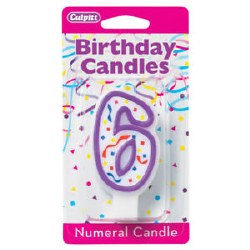 Culpitt Birthday Candle #6
