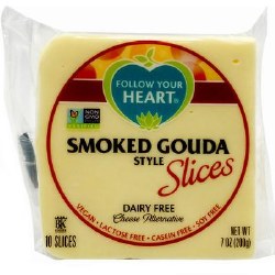 Follow Your Heart Dairy Free, Vegan, Sliced Smoked Gouda Cheese 7oz