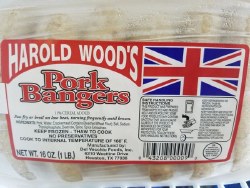 Harold Wood's Pork Bangers 1lb