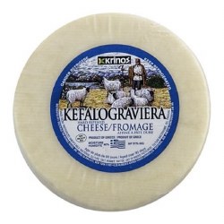 Krinos Kefalograviera Cheese 1 kg (priced per lb)