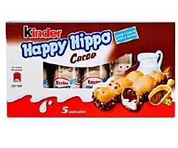 Kinder Happy Hippo Cocoa Cream Bar 5pc