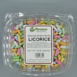 Phoenicia Licorice Mini Pastel Assorted 12 oz