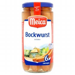 Meica Bockwurst Sausages In Brine 8.8oz