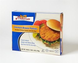 Midamar Chicken Patties Halal 18oz