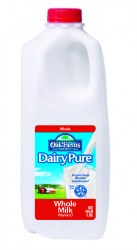 Oak Farms Milk Vitamin D Whole Half Gallon