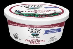 Organic Valley Cream Cheese In Tub 8oz