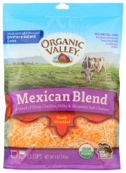 Organic Valley Mexica Blend Shredded Cheese 6oz