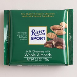 Ritter Milk Chocolate Wole Almond 3.5oz