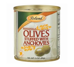 Roland Manzanilla Olives Stuffed With Anchovy 3oz