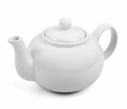 RSVP Teapot White