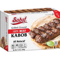 Sadaf Frozen Beef Kabob Spicy 7oz