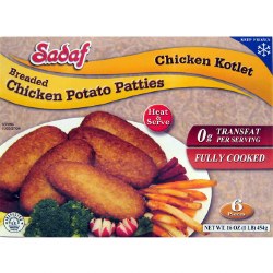 Sadaf Chicken Potato Patties Chicken Kotlet 16oz