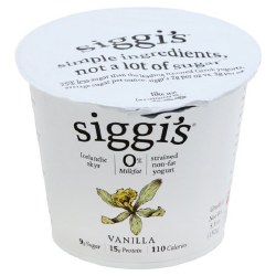 Siggi's Yogurt Vanilla 5.3oz