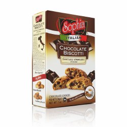 Sophia Biscotti Chocolate 7oz