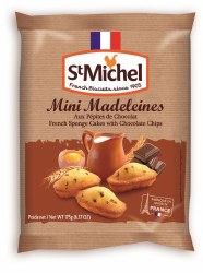 St. Michel Madeleines Chocolate Chip Sponge Cakes Mini 6oz