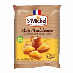 St. Michel Madeleines Plain Sponge Cakes Mini 6oz