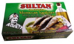 Sultan Sardines Hot Olive Oil 4.37oz