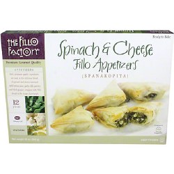 The Fillo Factory Spanakopita Spinach Feta Appetizers 12oz