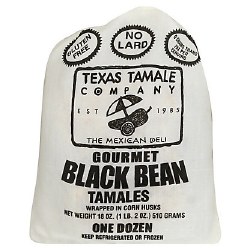 Texas Tamale Black Bean 12ct 1lb