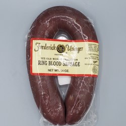 Usinger Ring Blood Sausage 14 oz