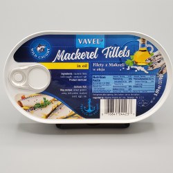 Vavel Mackerel Fillet in Oil 170g