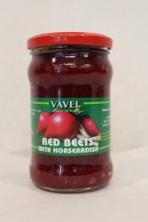 Vavel Red Beets with Horseradish 10 oz