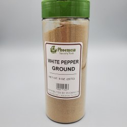 Phoenicia White Pepper Ground 8 oz