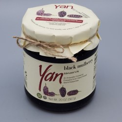 Yan Black Mulberry Conserve 20 oz