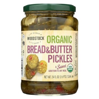 Woodstock Bread &amp; Butter Pickles 24 oz
