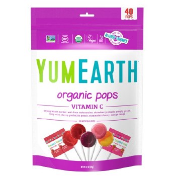 YumEarth Lollypops Vitamin C 40 count