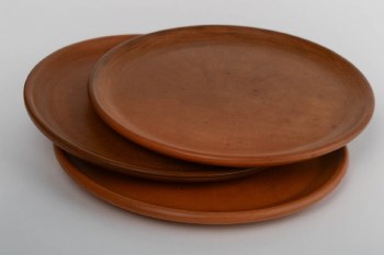 Clay Plate W/Handle