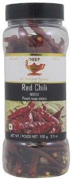 Deep Red Chilli Whole 100g