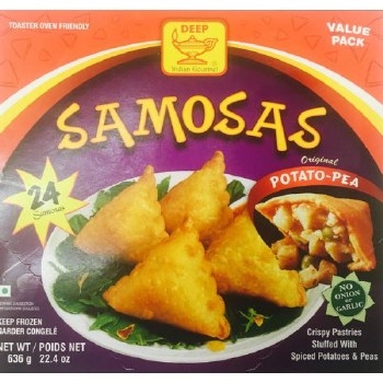 Deep Samosa Potato Peas 24ct